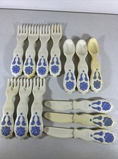 13 Vintage Little Tikes Pretend Play Victoria Kitchen Silverware Utensils