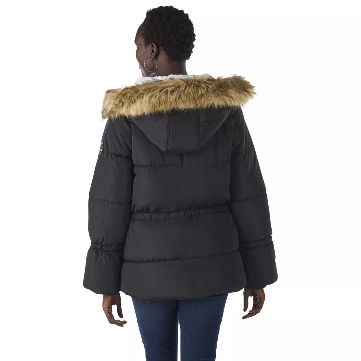 Bebe black best sale coat