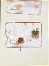 MARIO SCHIFANO - "Tavolozza" - Serigrafia materica - cm. 70x50