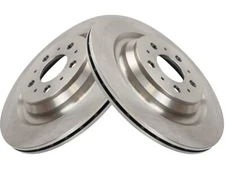 Rear TRQ 2 Piece Brake Rotor Set Brake Rotor Set fits Tesla 3 2017-2022 23CWJX