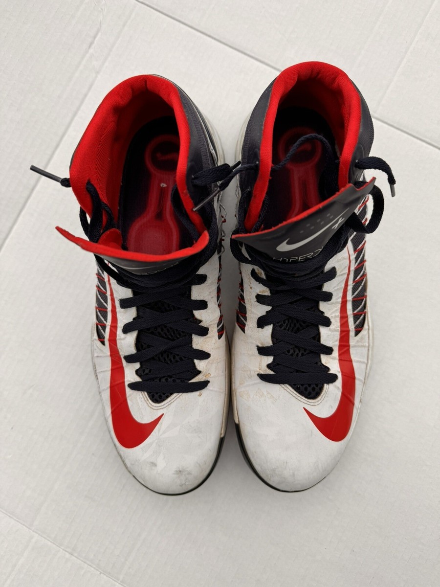 Nike Hyperdunk 2012 USA Olympics White Red Obsidian 524948-100 Men