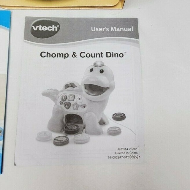 vtech chomp and count dino