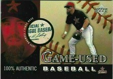 Béisbol Jeff Bagwell Astros 2000 cubierta superior usado en juegos