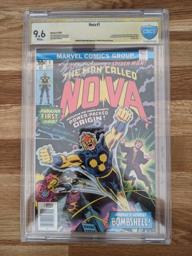Nova # 1 CBCS SS 9.6 - Signed Marv Wolfman - First appearance of Nova