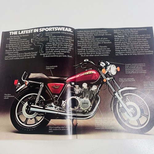 1978 Yamaha Guide "How To Build a Motorcycle" Sales Guide Brochure RARE - Picture 6 of 8