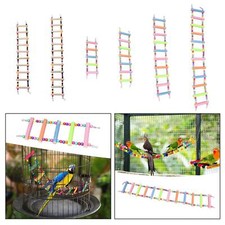 Wooden Bird Ladder, Parrot Climbing Bridge, Simple Installation Wooden Stand,