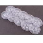 10PCS Plastic Clear Bobbins FOR SINGER 1000G,600E,603,604,620,625,626,628,629