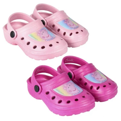 Peppa Pig Clogs Hausschuhe Farben: Rosa + Pink Größen: 22/23 24/25 26/27 28/29