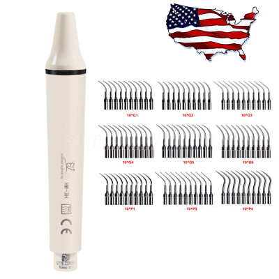 10*Dental Ultrasonic Perio Scaling Tips fit EMS /1*Detachable scaler Handpiece