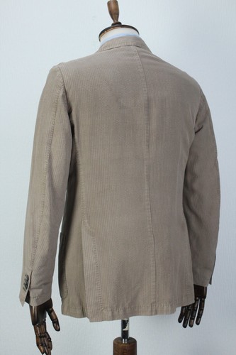CORNELIANI ID Washed Brown SILK SEERSUCER Sport Coat Blazer Jacket 50IT 40US/UK - Picture 10 of 16
