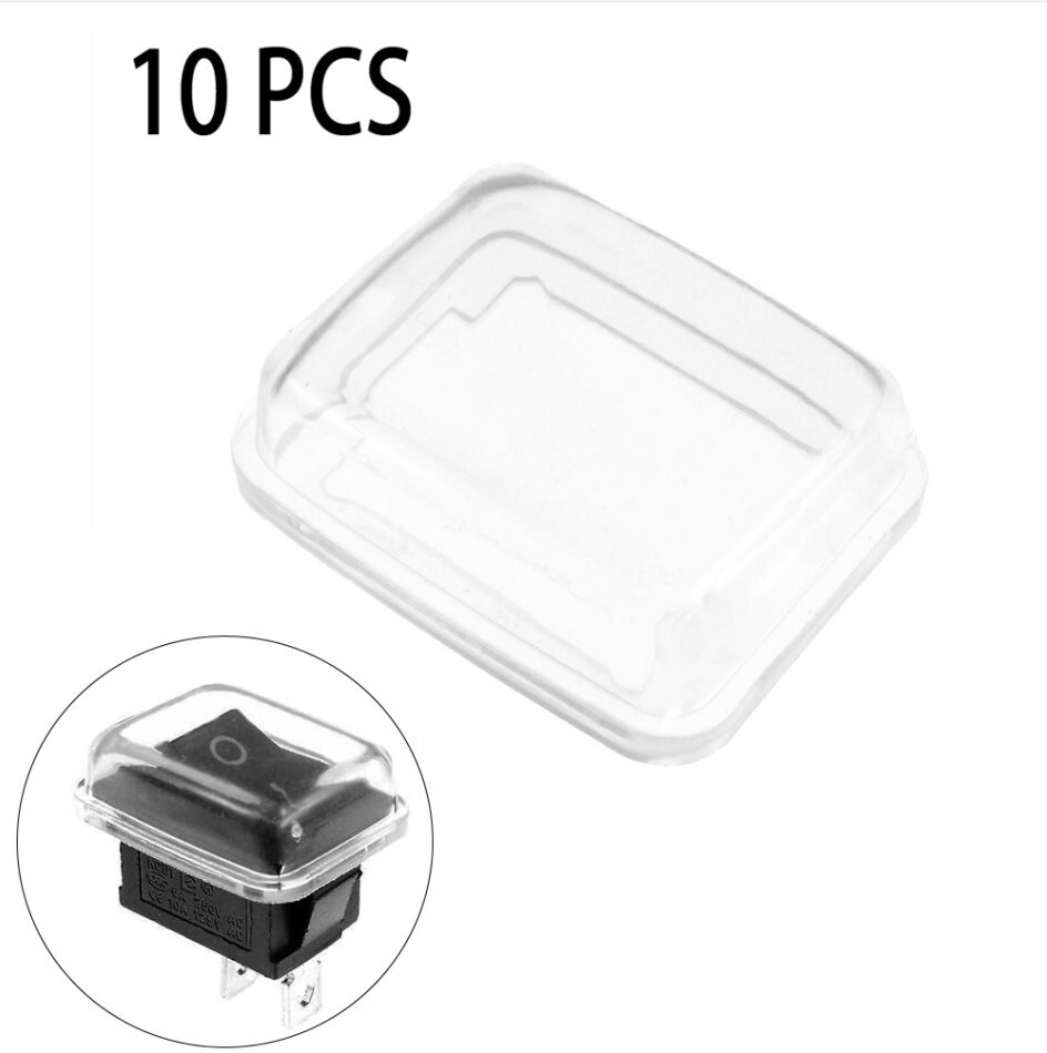 Transparent Rectangle Rocker Switch Cover Waterproof and Dust proof ...