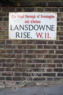 Photo 6x4 Benchmark on the boundary wall of #45 Lansdowne Road Kensington c2011