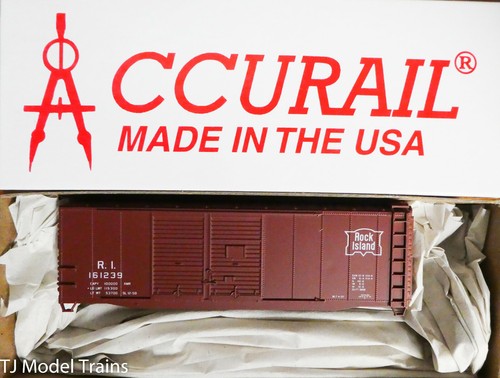 Accurail #3643 Rock Island (Rd #161239) 40' doble puerta acero Boxcar (Kit) | Zustand: New
