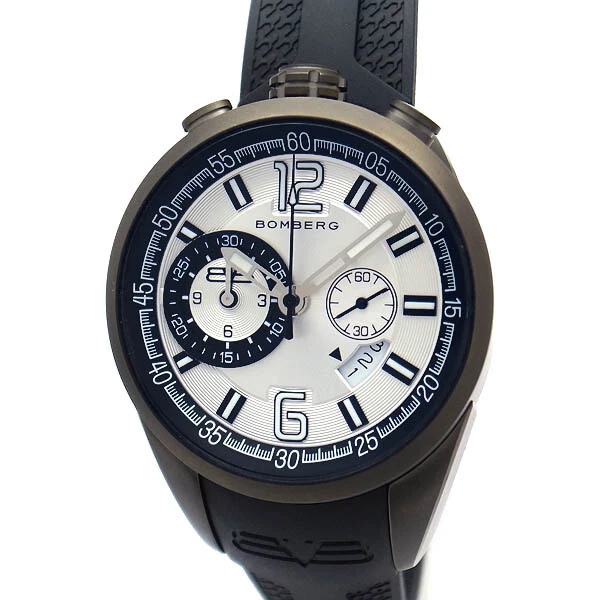 Bomberg watch 1968 chronograph 44mm NS44CHPGM.0082.2 unused exhibit pre owned