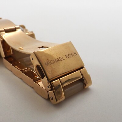Michael Kors Blair Gold Tone Rhinestone Bezel Analog Wristwatch needs battery ON SALE New Michael Kors Blair Rose Dial MK6316 Watch | eBay main image 4
