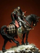 1/24 75MM Vlad the Impaler Resin Model Kit Vampire Warrior on Horseback