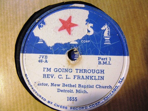 Motown R&B Gospel Rev C L FRANKLIN I'm Going Through Service ARETHA CHESS 1655 - Picture 2 of 2