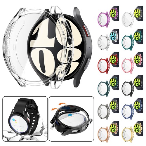 1x/2x TPU Electroplated Watch Case W/ Screen FilmFor Samsung Galaxy Watch 7 6 5 - 第 1/22 張圖片