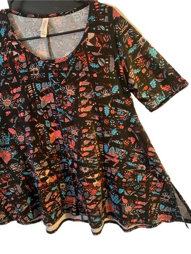 Camicia donna usata LuLaRoe taglia S vibrante abbigliamento attivo atletico - Foto 2 di 5