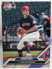 Tanner Bibee 2024 Topps Now Road To Opening Day#OD-62 CLEVELAND GUARDIANS SP/394