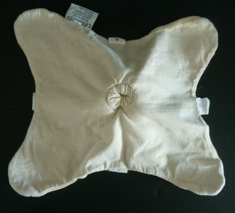 *. DOUDOU PLAT NATTOU VACHE beige taches orange rose corne bleu mauve TTBE - Photo 4/4