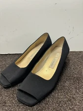 NINA Women’s Black Heeled Mule Dress Shoes Sz 6.5M