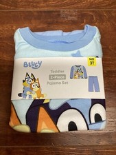 Bluey and Bingo Pups Toddlers Long -Sleeved Pajama Set Size 3T