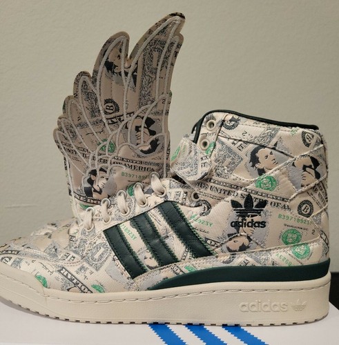 Adidas Jeremy Scott Forum Wings 1.0 Money Uomo 11.5 - NUOVE - Foto 7 di 9