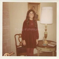 AS SHE WAS Vintage FOUND PHOTOGRAPH Color ORIGINAL Snapshot 48 61 K