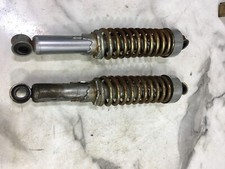 73 Yamaha TX 500 TX500 rear back shocks Sprin...