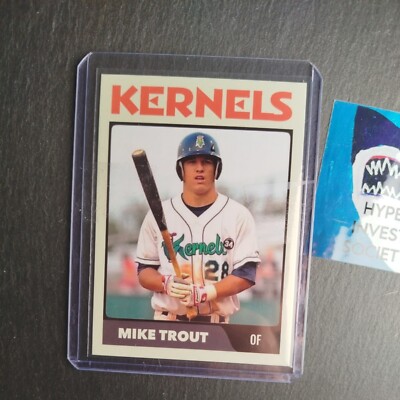 Mike Trout Kernels Baseball Trading Card