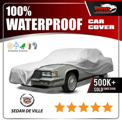 CADILLAC SEDAN DEVILLE 1985-1988 CAR COVER - 100% Waterproof 100% Breathable