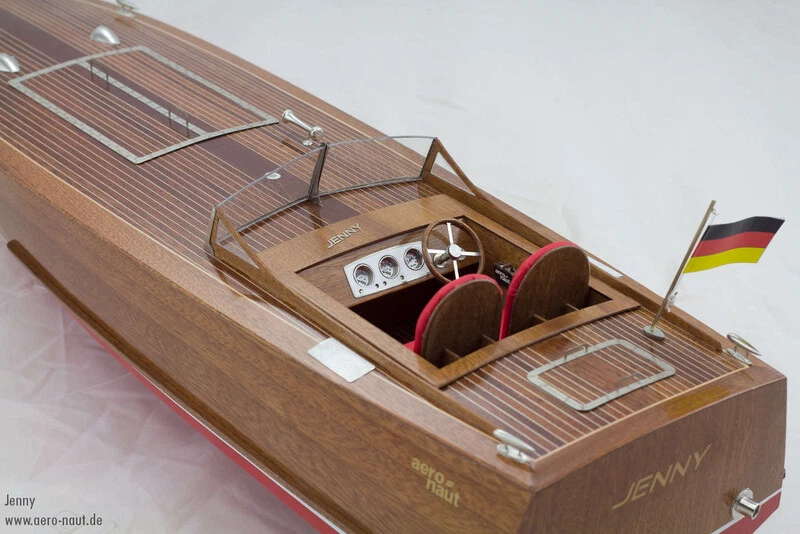 Aero-Naut Jenny - 1930er Chris-Craft Style Mahagoni Sportboot - Maßstab 1:10 RC - Bild 2 von 4