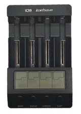 IC99 Battery Charger Analyzer Tester Li-ion AA AAA NiMH NiCd NiZn LiFePO4 18650