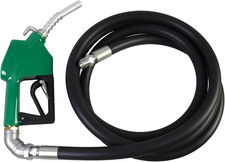 3/4'' X 10' Fuel Transfer Hose with Auto Fuel Nozzle and Fuel Transfer Swivel, 3