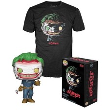 Dc Comics Set Figure Pop e T-Shirt The Joker Tg M Funko