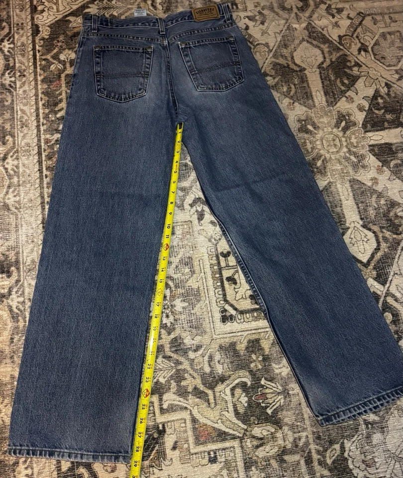 Vintage Levis Strauss Signature Jeans Loose Fit Size Kids 18 Regular - Image 3 of 4