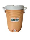 Vinrage Orange Gatorade 3 Gallon Drink Dispenser with Spout & Lid 1980s