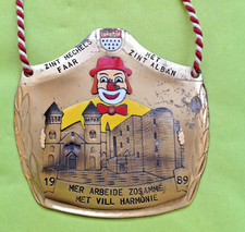 Zint Mechels Faar 1989 clown church riding medal RARE carnival medal Cologne 2026