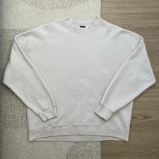 Abercrombie & Fitch Soft AF Essentials Oversized Crewneck Sweatshirt L MSRP $65