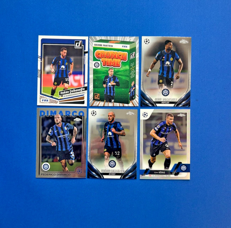 Topps & Panini Soccer Inter Milan Multiplayer Base Inset Serie A UEFA