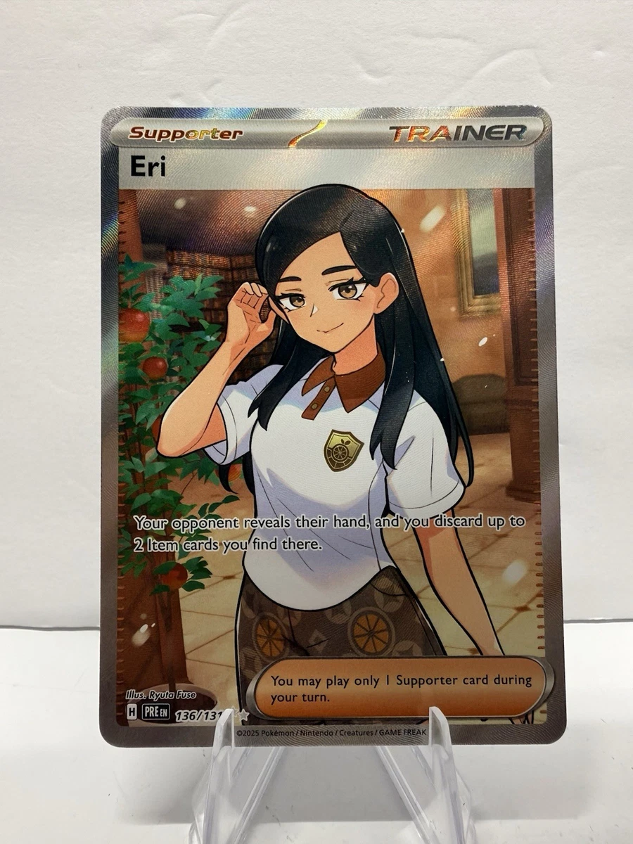 eri pokemon card Keep your dogs crate stylish and secure with this Textured Solid pet crate cover set Pokemon Card "Eri" sv8a 197/187