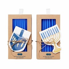 Mud Pie H0 Hanukkah 44-5.8 H Menorah Candles Match Set 49800159 Choose Type Mud Pie H0 Hanukkah 44-5.8 H Menorah Candles Match Set 49800159 Choose Type