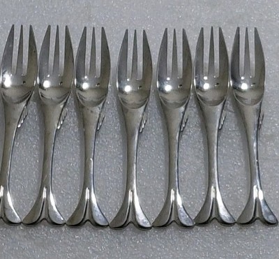 7 Pcs Yamazaki '' Gone Fishing'' Japan 18/8 Stainless Steel Cocktail/ Seafood Fork
