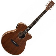 Tanglewood Electro Acoustic Guitar Reunion Pro Black Walnut - TRU4CEAW