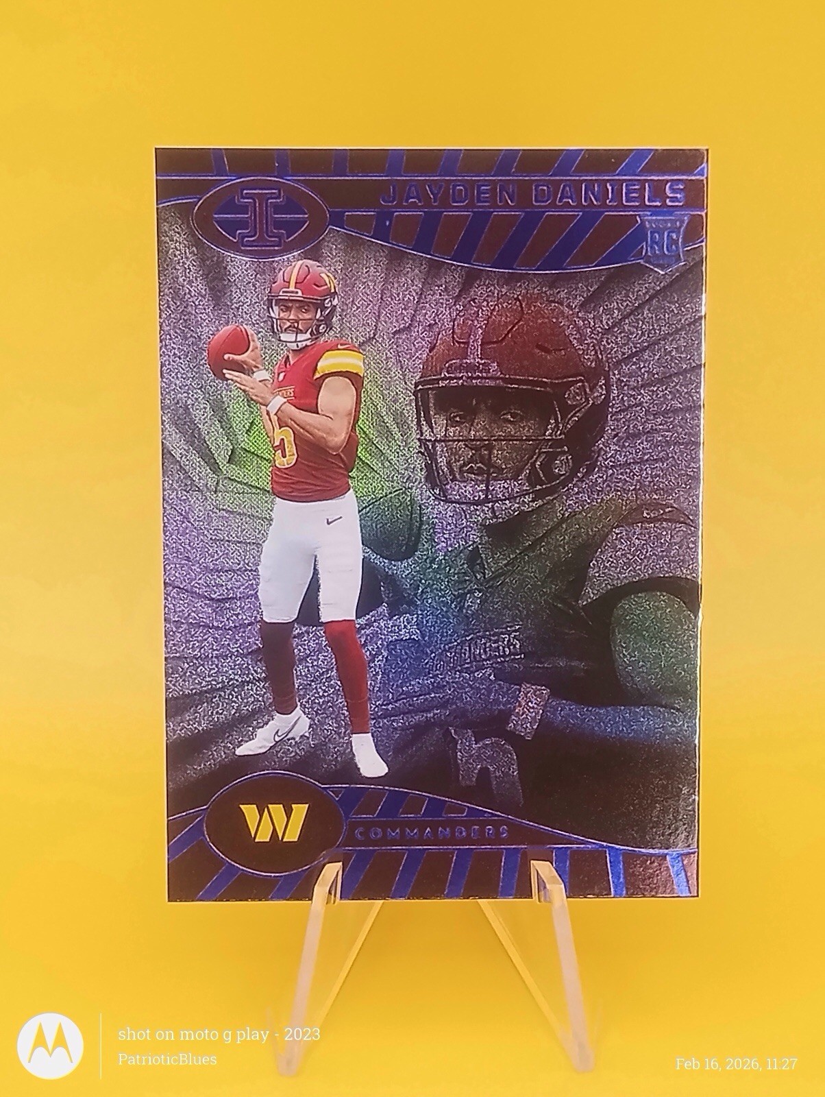 2024 Panini Illusions - Jayden Daniels #93 Trophy Collection Dots (RC)