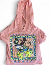 Vintage Disney Baby Sweatshirt Tee - Micky And Minnie Skateboarding Jog Togs 12M