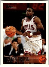 1996-97 Topps #63 Randy Brown Chicago Bulls NBA