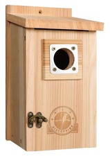 Bird Houses for Outside 1-1/2  Entrance Hole Cedar Birdhouses with Metal G