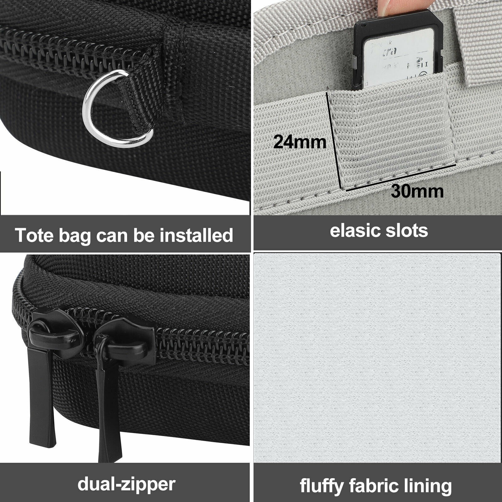 Carrying Game Card Storage Cloth Holder Bag For Nintendo Switch/Vita /SD Cards